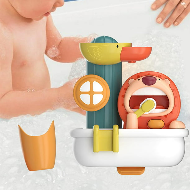Juego de bañera Juguetes de , juguetes de bañera para niños de 1, 2, 3 y 4  , juguete de pared para , cascada, de cumple no tóxico Magideal Juego de  bañera