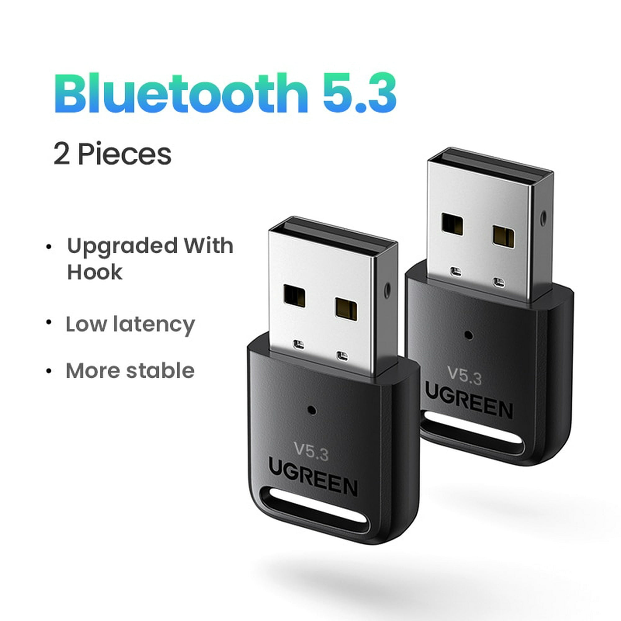 UGREEN Receptor Bluetooth 5.3, Adaptador Bluetooth Aux para Coche