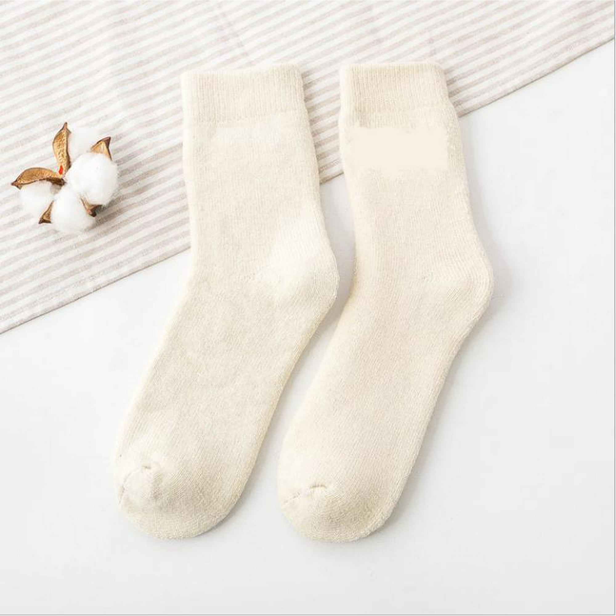 Calcetines Térmicos de Lana para Mujer Medias Cálidas de Invierno para el  Frío