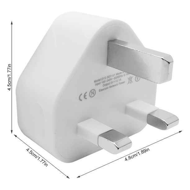 Adaptador de Cargador USB de 5V / 1A (Enchufe del Reino Unido) para iP