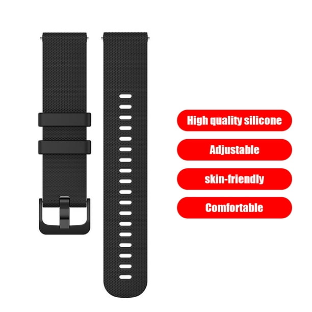Muñequera de silicona Unisex de 22mm, resistente al desgaste, duradera,  cómoda, correa de pulsera para reloj inteligente para Polar Vantage M  FLhrweasw Nuevo