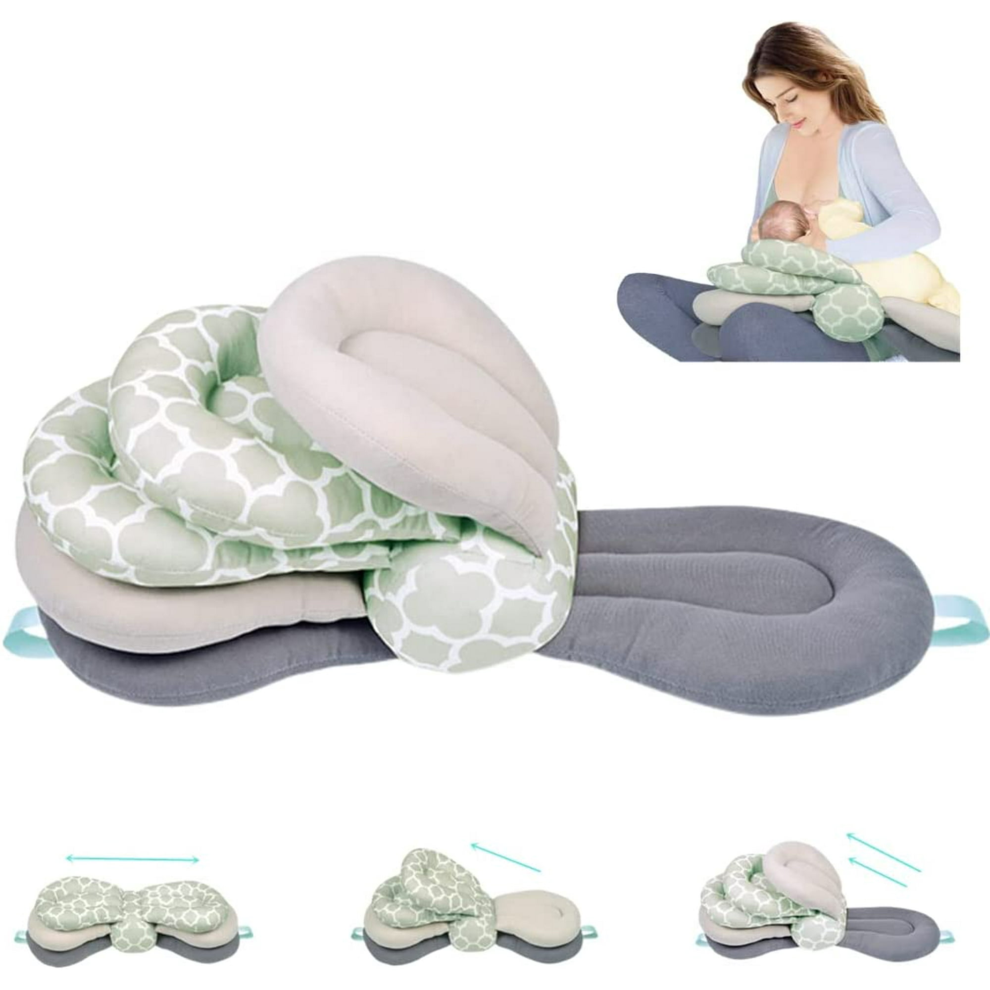 Almohada De Embarazo De Memory Foam Almohada Para Embarazadas De Microgel  Duerme Todo El Embarazo Y Posparto Individual