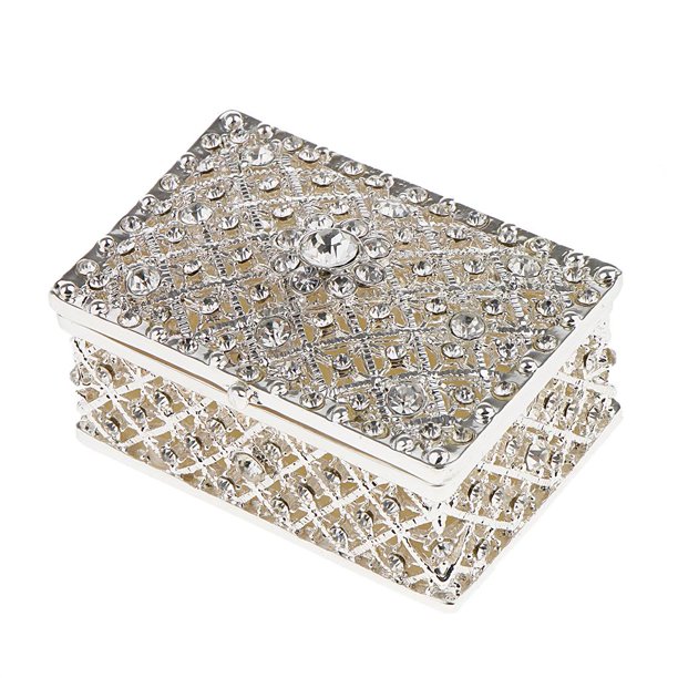 Caja Metal Rosas Rectangular – Ango