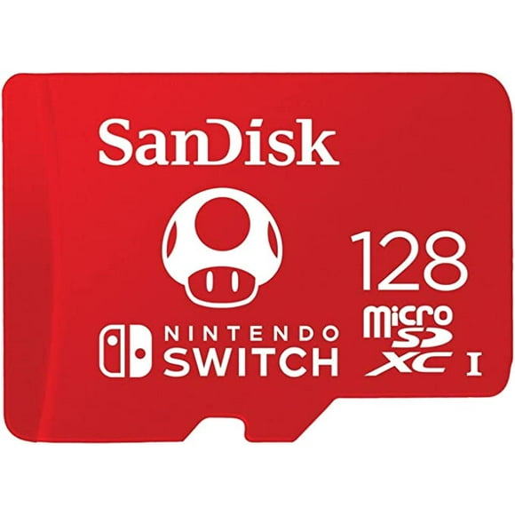 sandisk 128gb microsdxc uhsi card for nintendo switch  sdsqxbo128gawcza pamolo rápido
