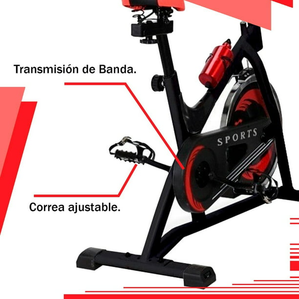 Bicicleta de Spinning Estática Centurfit de 6kg para Fitness y Cardio en  Casa