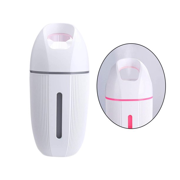 Humidificador pequeño portátil, mini humidificador para bebé de 400 ml, humidificador  de aire portátil de escritorio para plantas de dormitorio, viaje, coche,  oficina, súper silencioso : : Hogar y Cocina