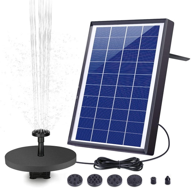 AISITIN 5,5W DIY Fuente Solar, Bomba de Agua Solar para Exterior