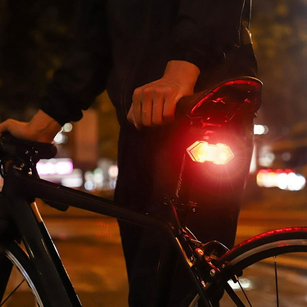 LED trasero para bicicleta luz de bici señalización huevos silicona