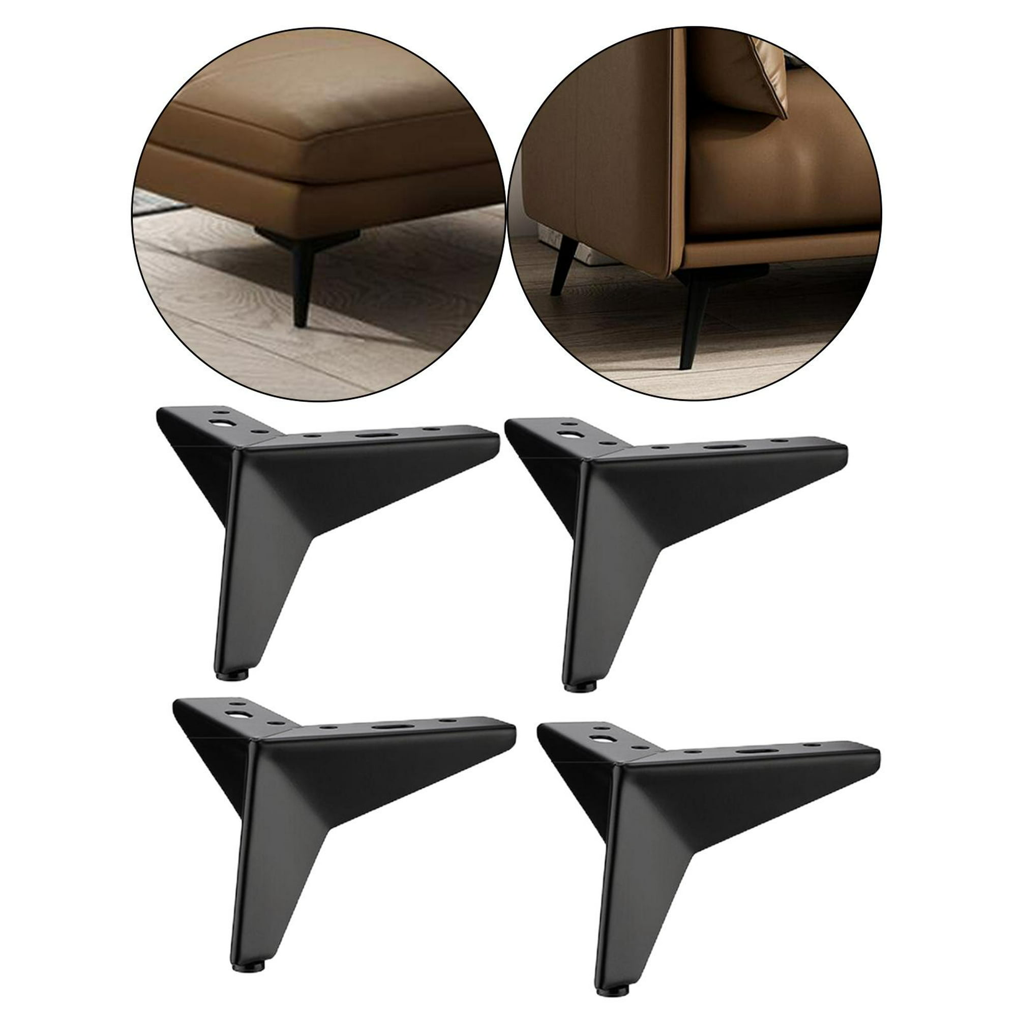 4 Uds. Patas de muebles negras, patas de sofá de gabinete de 4 pulgadas,  patas de Metal de repuesto para muebles – Los mejores productos en la  tienda online Joom Geek