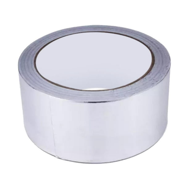 Cinta de papel de aluminio/Cinta de papel de aluminio para tuberías,  conductos, adhesiva aislante, portátil, duradero e impermeable Estilo 1  Gloria Rollo de lámina adhesiva