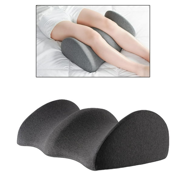Almohada para piernas de espuma viscoelástica, de espalda, accesorios,  funda transpirable, funda lavable, extraíble, profesion, en apariencia Gris
