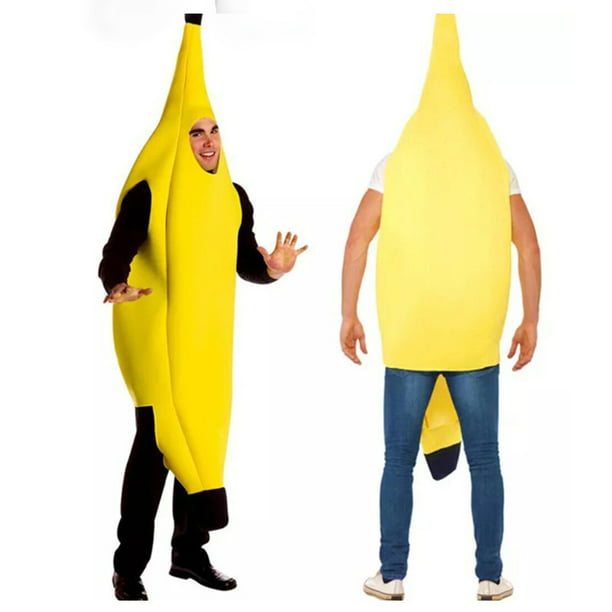 Disfraz de platano para banana para adulto barato. Tienda de disfraces  online