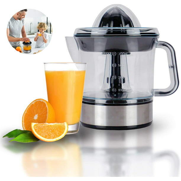exprimidor zumo de naranjas electrico blanco ajustable capacidad de 32  onzas 