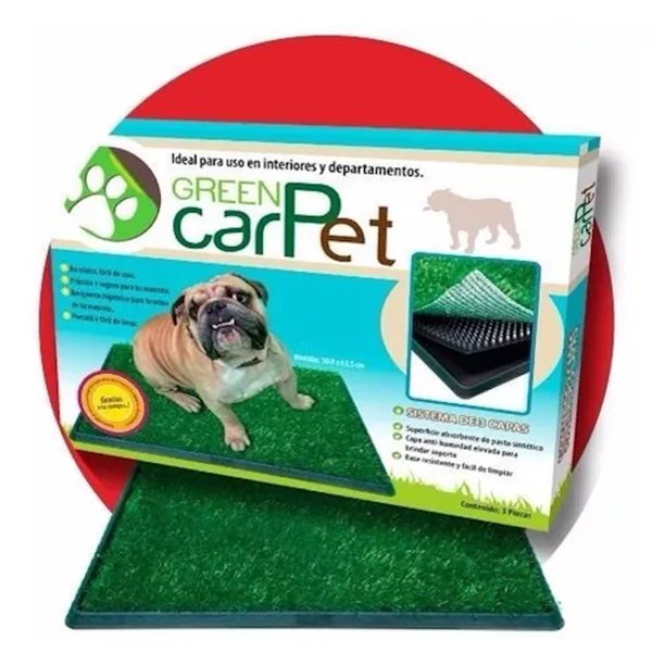 Tapete Entrenador Pasto Perro Chico Ocean Pets