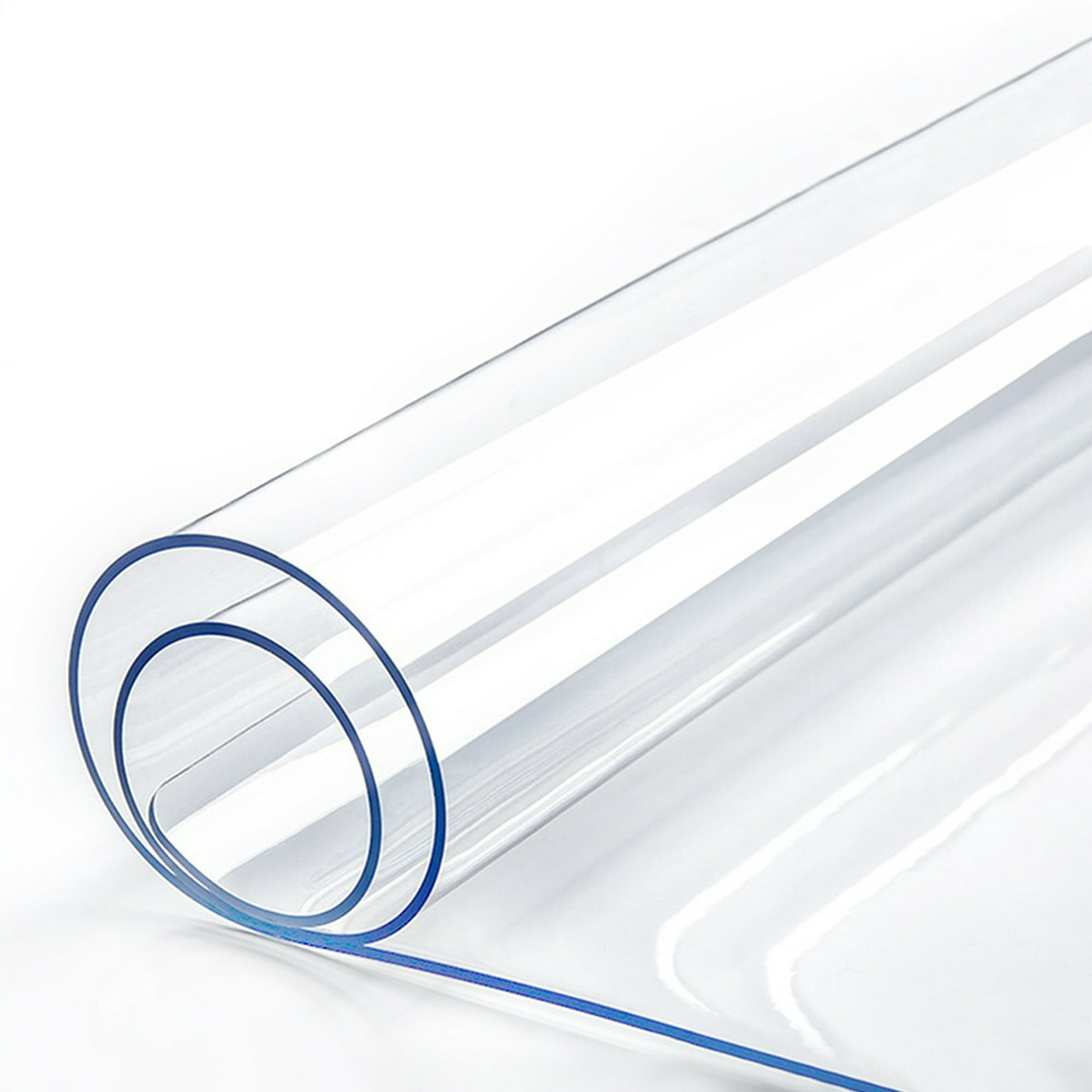 Protector de mesa de plástico transparente transparente/grosor de la  cubierta 1,5 mm Resistente al agua y al calor / Protector de escritorio de  mesa premium -  México