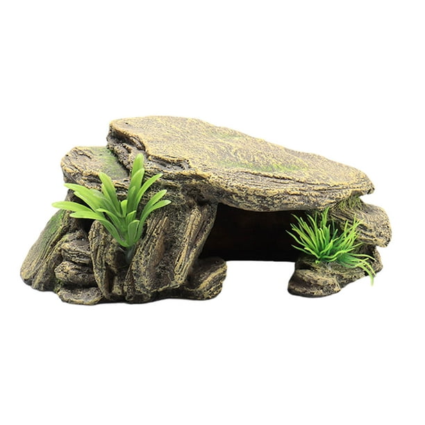 Plataforma de tortuga con ventosas fuertes, plataforma de escalada para  acuario, tortuga, reptil, escalón de resina de esquisto escalón de piedra –  Yaxa Colombia