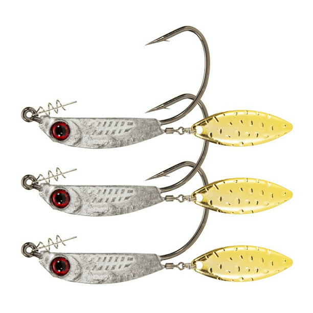 Toystoory Paquete de 3 ganchos para herramientas de pesca, aparejos de  cabeza de pez de Metal, accesorio de repuesto para plantilla de lago de  Pescar Tipo 3