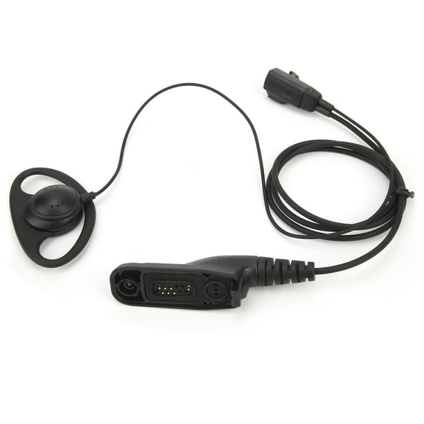 Auricular Walkie Talkie en forma de D, cómodo auricular Universal apto para  Motorola Xpr6500 Ticfox