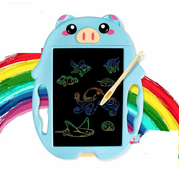Juguetes para niñas de 3 a 6 años de edad, tableta de escritura LCD,  tablero de dibujo colorido de 8,5 pulgadas, regalo de cumpleaños para niñas  y juguetes para niñas de 3