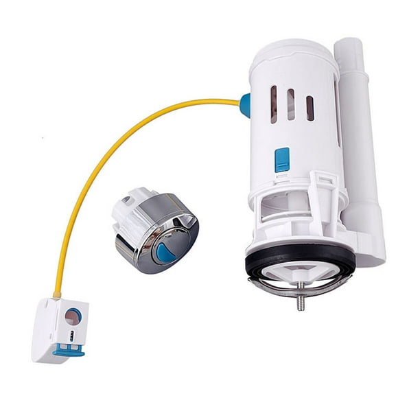  HOUSLER® Válvula de cisterna de doble descarga universal de  altura ajustable con botón sensor. (sin contacto : Herramientas y Mejoras  del Hogar