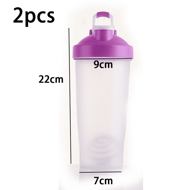 Botella plástica de batido de proteínas para batidos y batidos de reemplazo  de comidas, bebidas, mezcla de ensaladas Ofspeizc CPB-DE-WX763-3