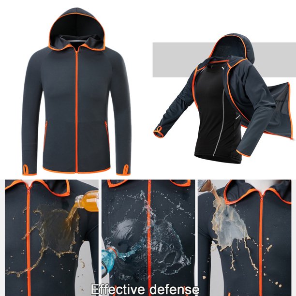 Ropa de pesca informal con cremallera para hombre Secado rápido