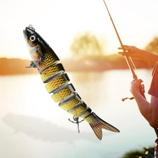 Señuelo de pesca para Bass 8 Segment Bass Señuelos Bionic Hooks