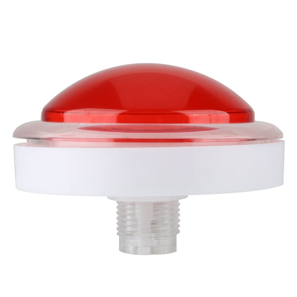 Interruptor de botón pulsador 100 mm Lámpara de Dos Colores Interruptor de  botón Redondo Grande para Videojuego Arcade(Rojo) botón pulsador  interruptor Spptty Como se muestra en la descripción