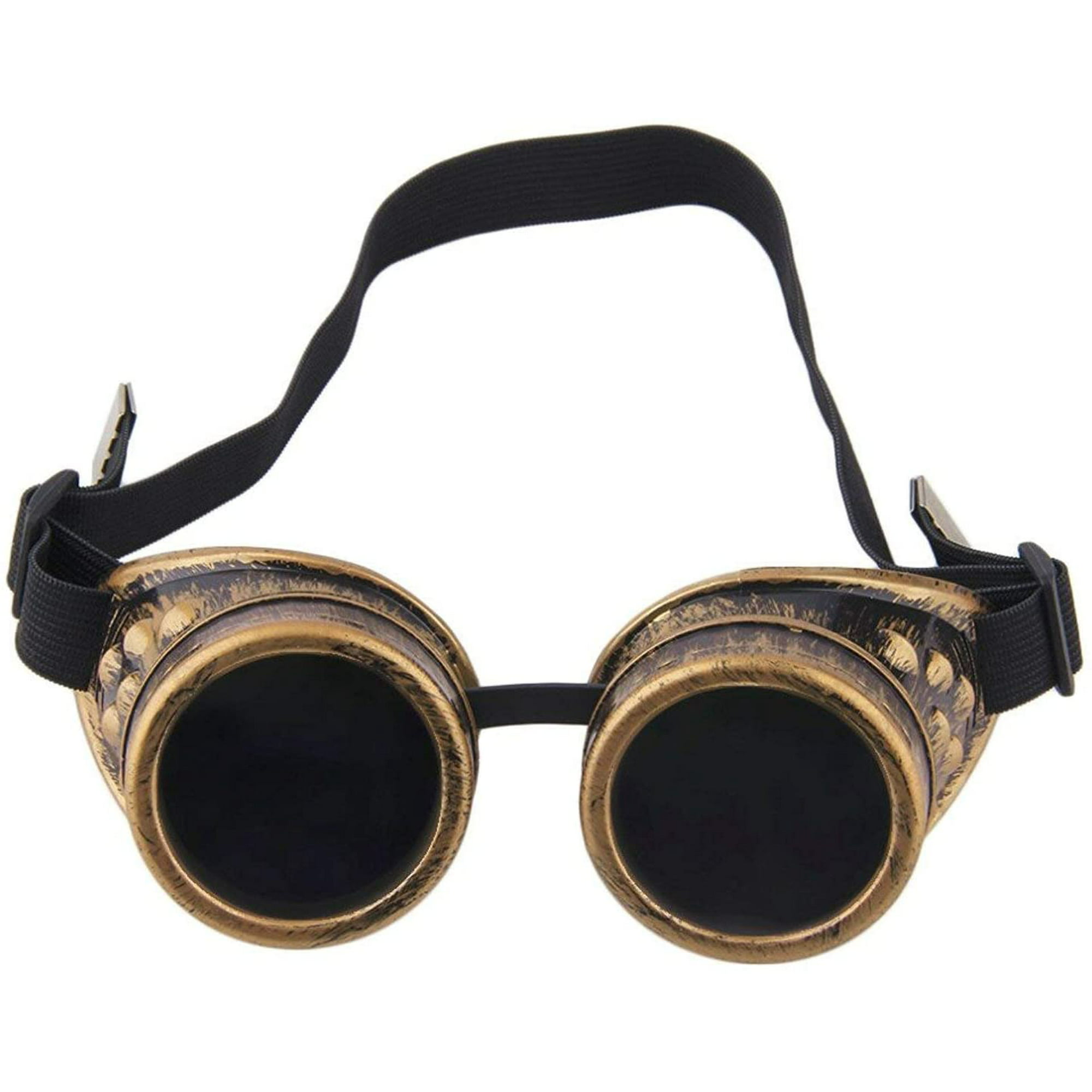 Gafas Steampunk,Steampunk Goggles Mujeres Hombres Adultos  Coloreados,Cosplay de lujo ocular de esti Soledad Gafas Steampunk