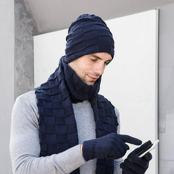 Guantes de invierno para hombre, , forro , pantalla táctil