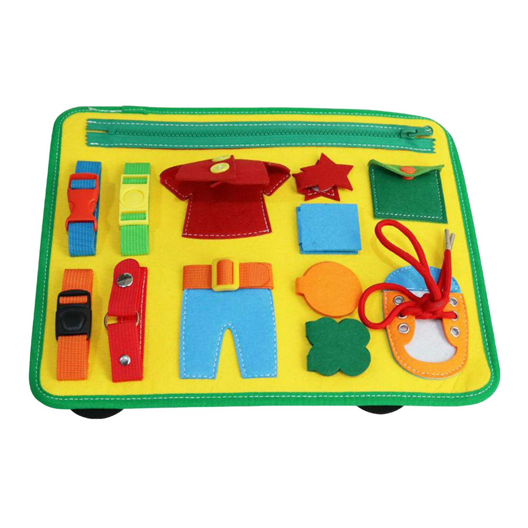 Tabla de actividades para niños pequeños de 1, 2, 3, 4 años, juguetes  sensoriales educativos Montessori para niños, viajes, libro silencioso,  avión