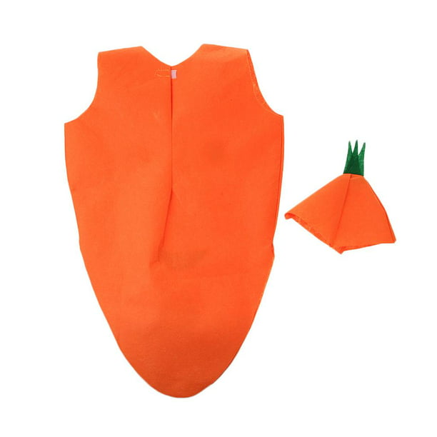 Disfraz de zanahoria para adultos de Halloween para hombres y mujeres,  disfraz divertido de frutas y verduras, verde, naranja, negro, zanahoria  para