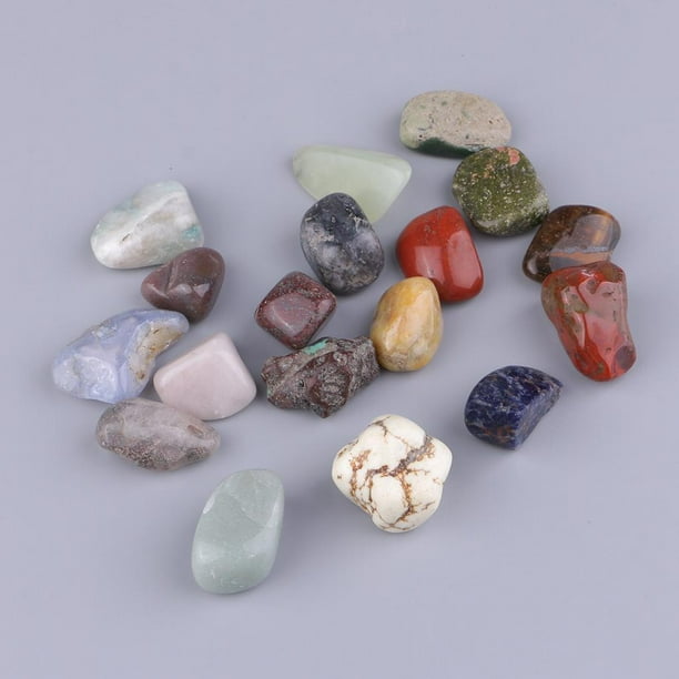 Colección de muestras de minerales de roca Natural para niños, cristal  crudo irregular, recuerdo, mini piedra