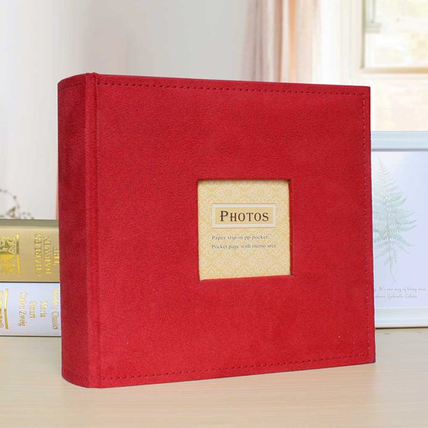 Álbum de fotos pequeño de 4 x 6 pulgadas con áreas de notas, álbum de fotos  con