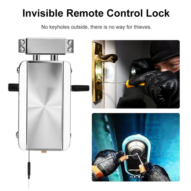 Cerradura invisible con mando a distancia para casa
