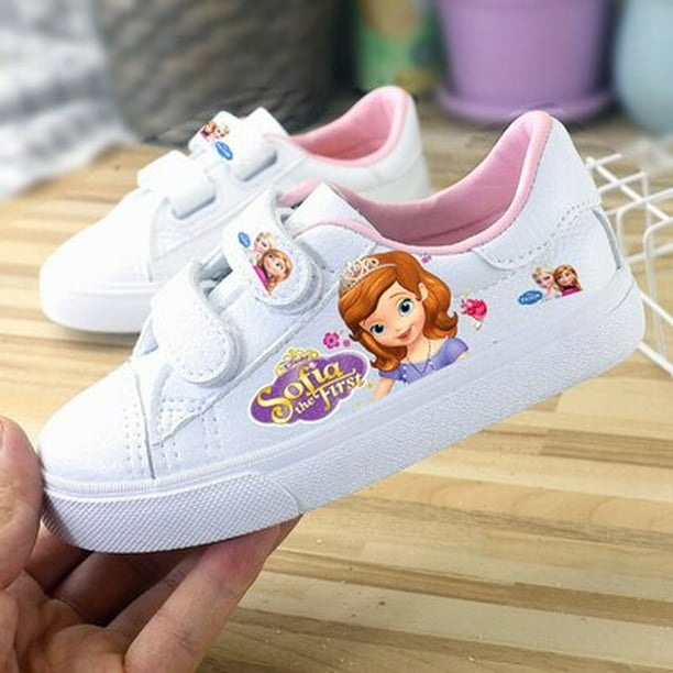Zapatos de princesa de Disney para niñas, zapatos de baile para niñas  pequeñas, zapatos individuales de lazo coreano para niñas, zapatos de bebé  de 30