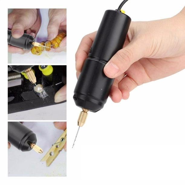 EXCEART Taladros Inalambricos – Mini taladro eléctrico universal de carga  USB, taladro de mano rotativo hecho a mano para manualidades, máquina de –  Yaxa Colombia