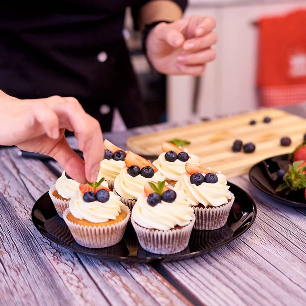 10 Piezas Cupcake Topersitos Para Comida Decoración De Alimentos Vela De  Oro Bebé shaoyiping