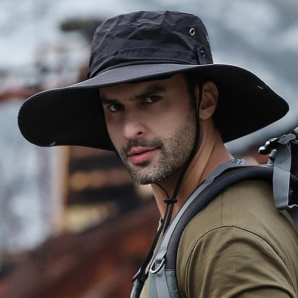 Gorra militar de verano para hombre, con protección solar, para jardinería,  pesca, senderismo, viajes