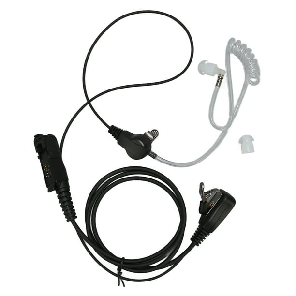  HYSHIKRA Auricular de radio en forma de D, auriculares Walkie- Talkie con micrófono de reducción de ruido PTT para Motorola XPR6350  XPR6550 XPR7550 APX 4000 6000 7000 HT Radio bidireccional : Electrónica