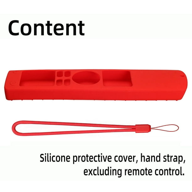 Funda de silicona para mando a distancia inteligente, Protector antipérdida  de borde completo para Xiaomi 4S