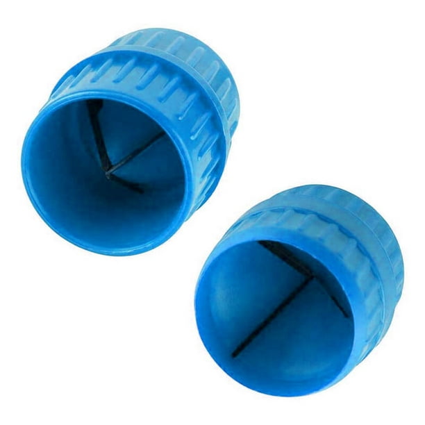 Universal Rohrreibahle Innen- und Außenrohrentgrater Mehrschichtige  Rohrentgrater mit Stahlklingen, blau, einteilig