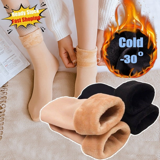 Calcetines cortos térmicos de lana de cashmere para mujeres con