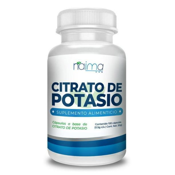 Capsulas Citrato Potasio + Vitamina B12
