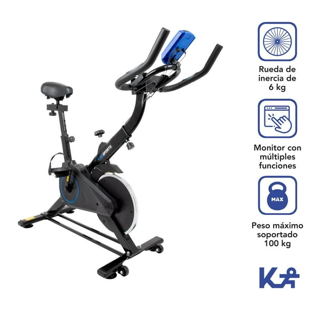 Bicicleta de Spinning Estática Centurfit de 6kg para Fitness y