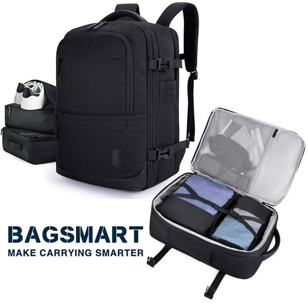 Mochila de viaje grande para mujer, mochila de transporte de 40 L, mochila  impermeable para laptop de 17 pulgadas, mochila universitaria, mochila para