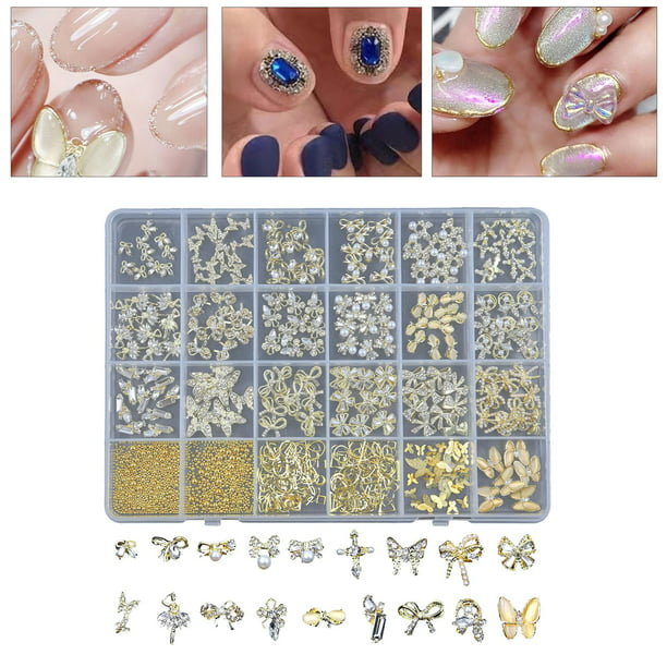 Gemas de cristal para manualidades de más de 700 piezas, Plástico Plata  Acrílico Piedra