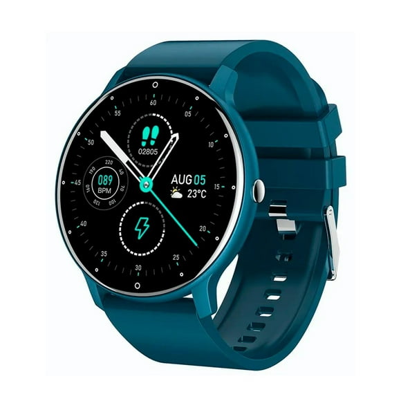 smartwatch fralugio reloj inteligente zl02 monitores de ejercicio notificaciones verde fralugio sport