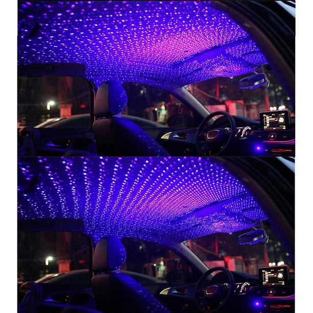 Universal Mini LED Coche Auto Techo Estrella Noche Luces Interior Ambiente  Ambiente