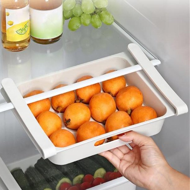 Organizador colgante de cocina para caravana, caja de almacenamiento de  frutas y huevos para refrigerador, tipo cajonera, caja para verduras,  accesorios de cocina, estante organizador para refrigerador, Mode de Mujer